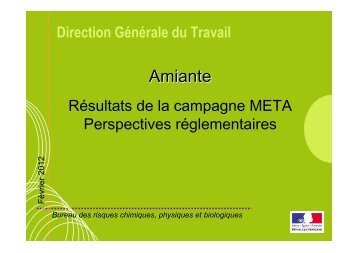 Résultats de la campagne META et perspectives ... - Travailler Mieux