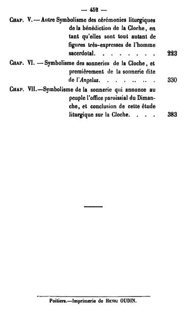 Essai sur le symbolisme de la cloche - La Campanologie