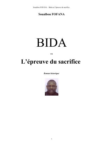 Bida ou l'épreuve du sacrifice - yafera.net