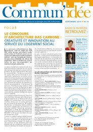LE coNcouRS d'ARchiTEcTuRE BAS cARBoNE : CRéATIvITé ... - EDF