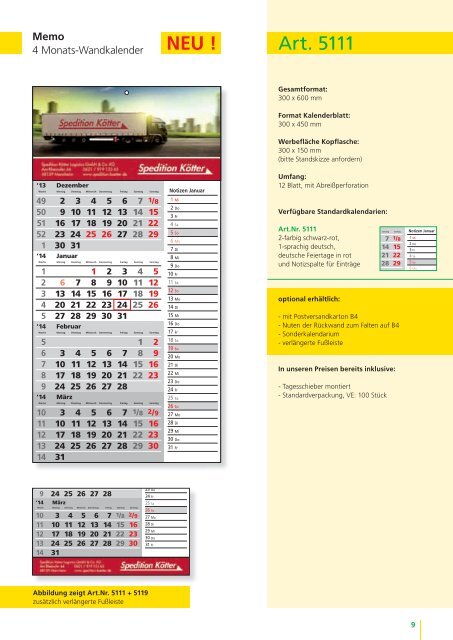 Kalender 2014