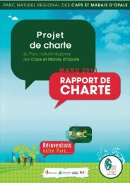 télécharger le Projet de charte - Parc naturel régional des Caps et ...