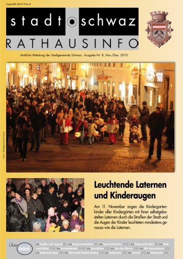 Leuchtende Laternen und Kinderaugen - Schwaz