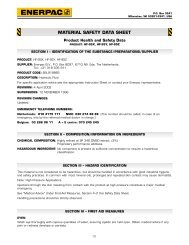 HF95 Oil Material Safety - Instrumart