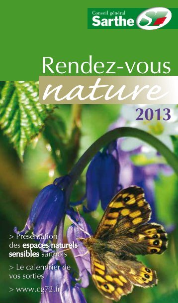 Rendez-vous nature 2013 - Conseil général de la Sarthe