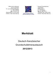 Merkblatt - Bildung
