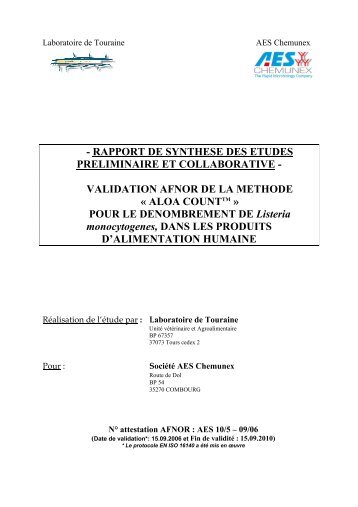 Pour - NF VALIDATION