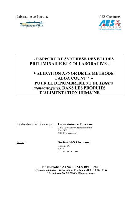 Pour - NF VALIDATION