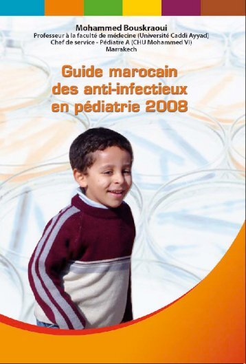 Guide marocain des anti-infectieux en pédiatrie 2008 - Pharmacies.ma