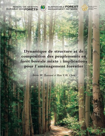 Dynamique de structure et de composition des peuplements en forêt ...