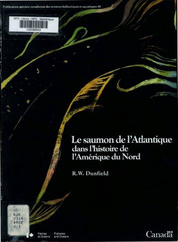 Le saumon de l'Atlantique dans l'histoire de l'Amérique du Nord