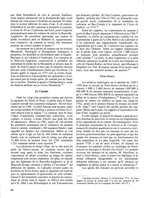 Le saumon de l'Atlantique dans l'histoire de l'Amérique du Nord