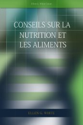 Conseils sur la Nutrition et les Aliments - Eglise Adventiste Eden de ...