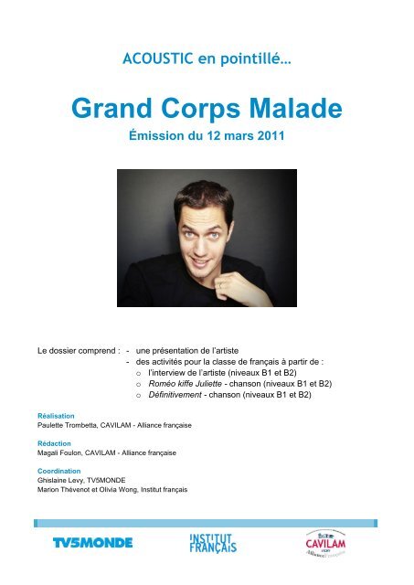 Grand Corps Malade - Le plaisir d'apprendre