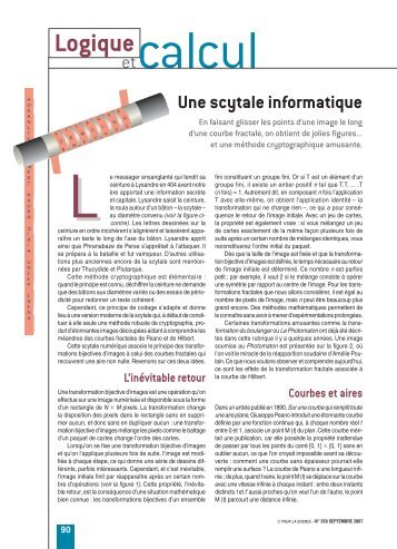 Une scytale informatique - LIFL