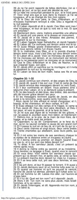 BIBLE DE L'ÉPÉE 2010 - ChristoBible - le Vigilant