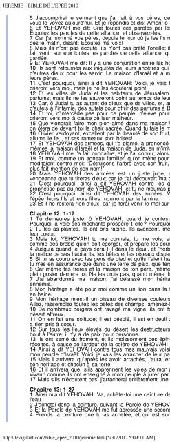 BIBLE DE L'ÉPÉE 2010 - ChristoBible - le Vigilant