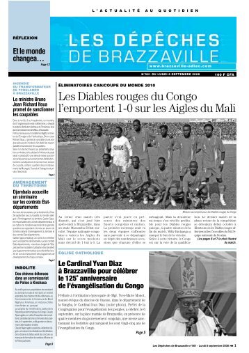 Les Diables rouges du Congo l'emportent 1-0 sur les Aigles du Mali