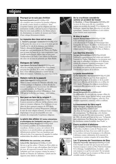Catalogue 2013 - Quilombo Boutique-Librairie