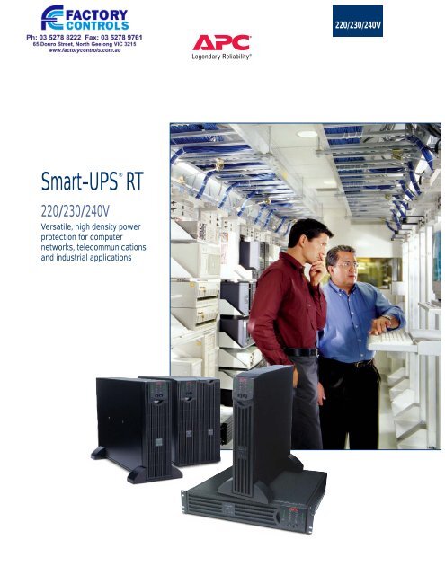 APC Smart-UPS RT Brochure - Imimg