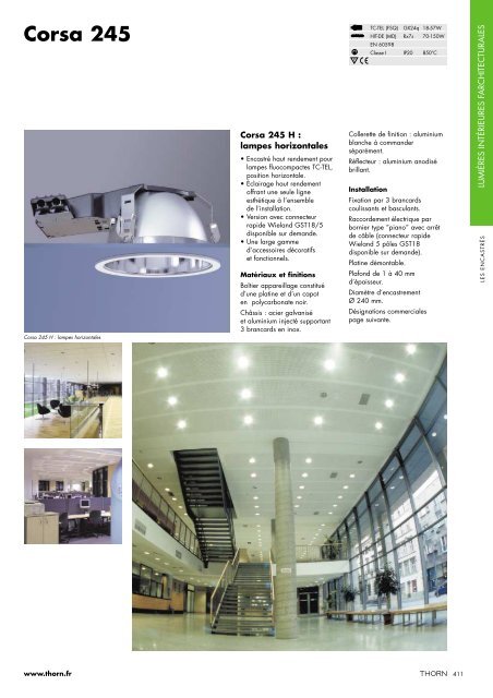 Lumières intérieures architecturales - THORN Lighting [Accueil]