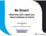 Be Smart! - REConf 2009