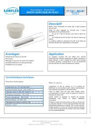 FT 7-3-1 - MALM1 - MASTIC ACRYLIQUE M1 IG 621 - Lorflex