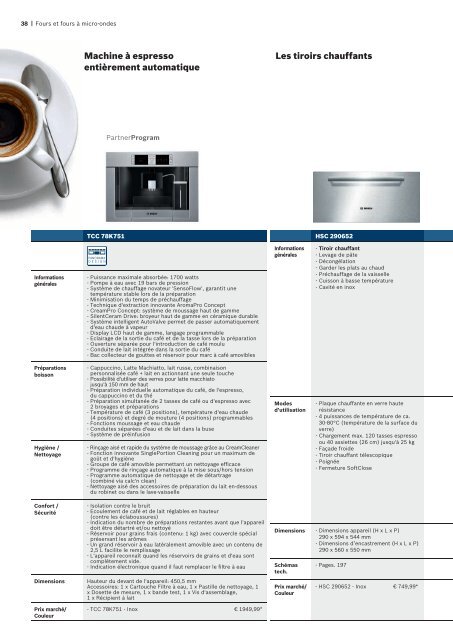 Appareils encastrables - Bosch