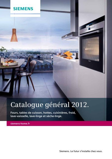 Catalogue général 2012. - Siemens - Plans de travail Netovia