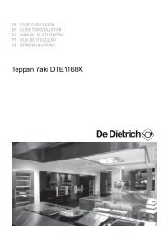 Teppan Yaki DTE1168X - De Dietrich