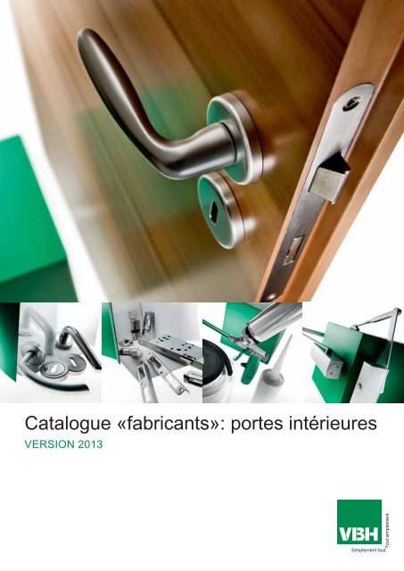 Catalogue «fabricants»: portes intérieures