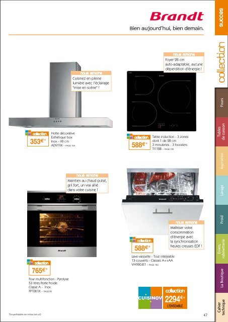 L'essentiel de l'électro-encastrable 2012 - 2013 - Cuisinov