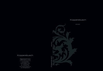 Catalogue Kuppersbusch - Electro-Cuisine.com