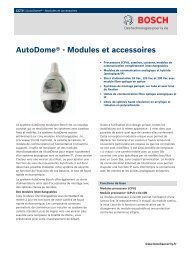 AutoDome® - Modules et accessoires