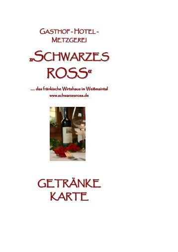 Neue Getränkekarte - 11 (Schreibgeschützt) - Gasthof Schwarzes Roß