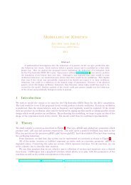 Modelling of Kinetics - iGEM