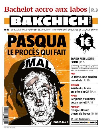 Bakchich Hebdo 20 - 1