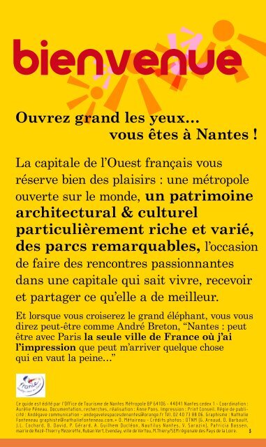 Guide tourisme Nantes - Convention Nationale des Avocats