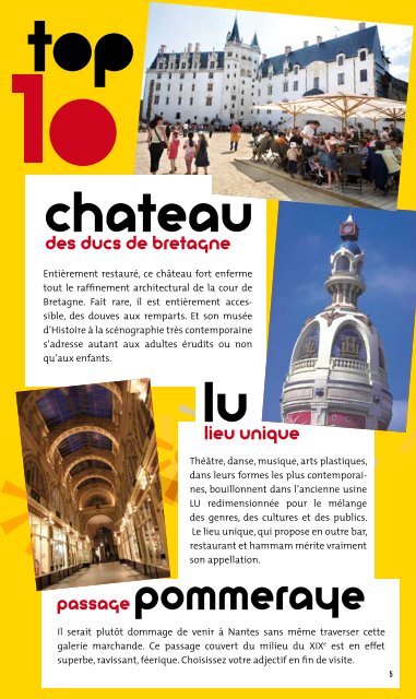 Guide tourisme Nantes - Convention Nationale des Avocats