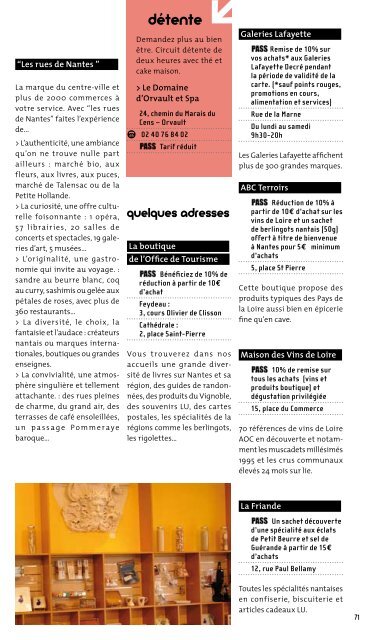 Guide tourisme Nantes - Convention Nationale des Avocats