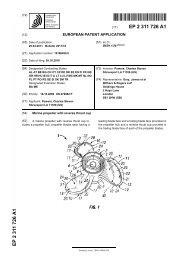 Marine propeller with reverse thrust cup - European Patent Office ...