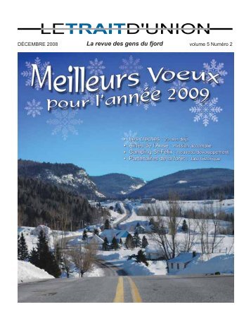 Volume 5 no 2 - Municipalité de Petit-Saguenay