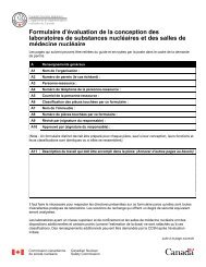 Formulaire d'évaluation de la conception des laboratoires de ...