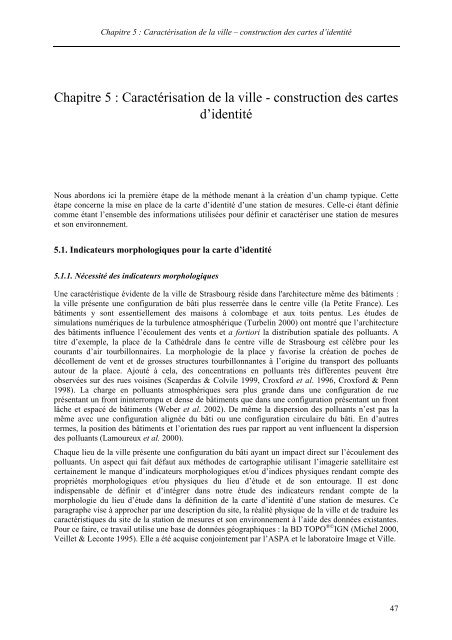 cartographie de la pollution atmosphérique en milieu urbain à l'aide ...