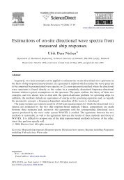 Estimations of on-site directional wave spectra from measured ship ...