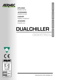 DUALCHILLER Control for chillers Aermec