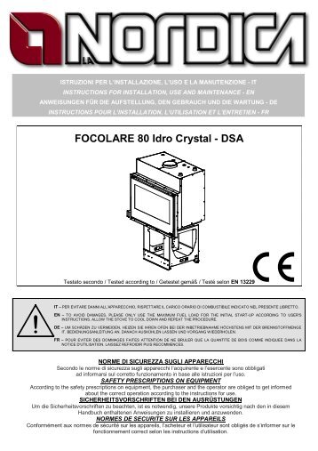 FOCOLARE 80 Idro Crystal - DSA - HJS-Internethandel