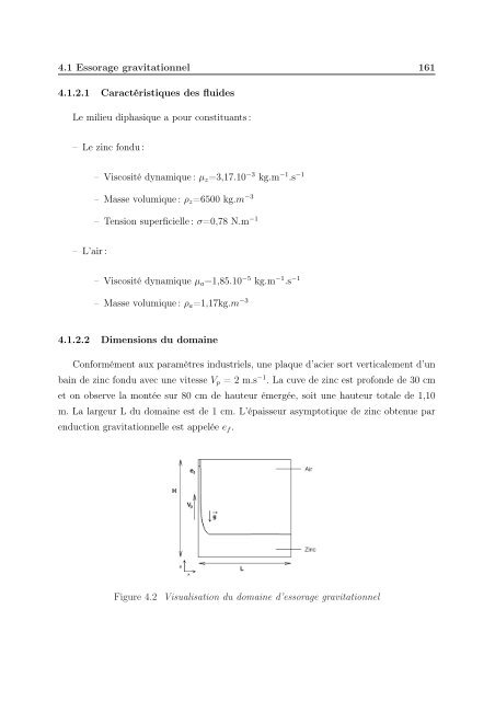 Simulation numérique de l'essorage et du refroidissement d'un film ...