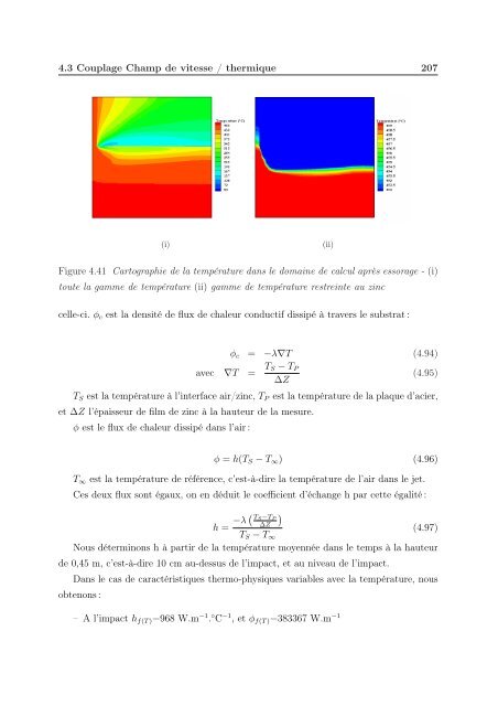 Simulation numérique de l'essorage et du refroidissement d'un film ...