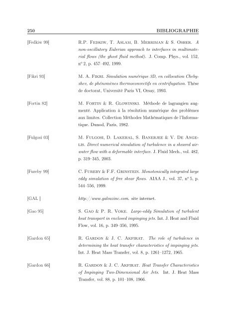 Simulation numérique de l'essorage et du refroidissement d'un film ...